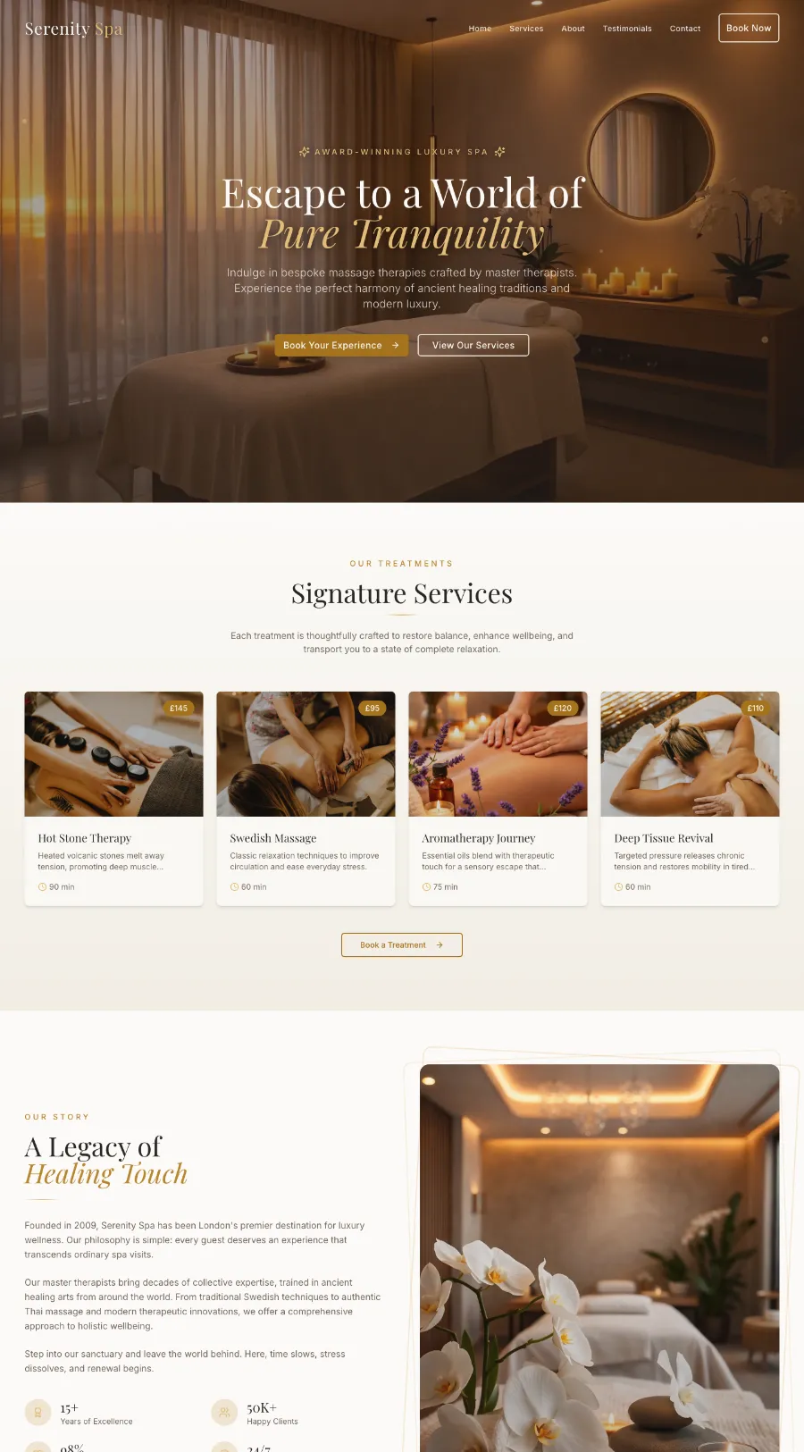 Spa website